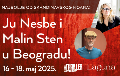 najbolje od skandinavskog noara ju nesbe i malin sten u beogradu  laguna knjige