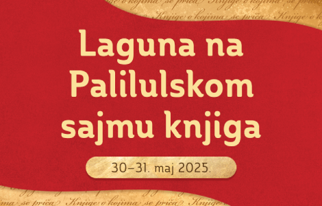 laguna na palilulskom sajmu knjiga 30 i 31 maja laguna knjige