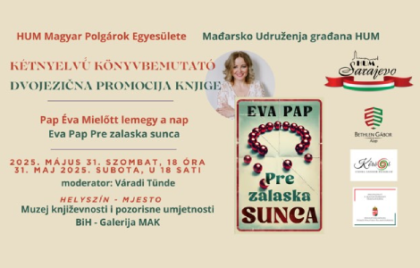 eva pap u sarajevu predstavlja svoj roman pre zalaska sunca  laguna knjige