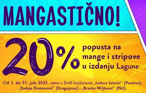mangastično leto uz 20 popusta na lagunina izdanja mangi i stripova  laguna knjige