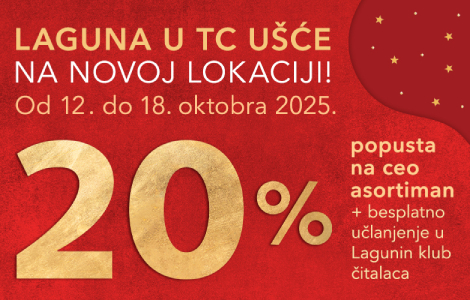 lagunina knjižara u sc ušće u novom prostoru  laguna knjige