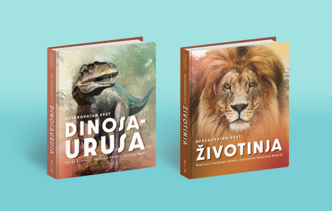 upoznajte fascinantne vrste i uživajte u predivnim fotografijama neverovatan svet životinja i neverovatan svet dinosaurusa od 16 oktobra u knjižarama laguna knjige