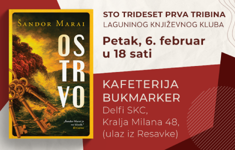  ostrvo šandora maraija na februarskom klubu popust 30  laguna knjige